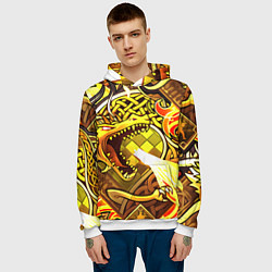 Толстовка-худи мужская CS GO DRAGON LORE, цвет: 3D-белый — фото 2