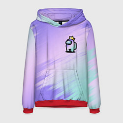 Толстовка-худи мужская AMONG US GRADIENT, цвет: 3D-красный