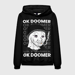 Толстовка-худи мужская OK DOOMER, цвет: 3D-черный