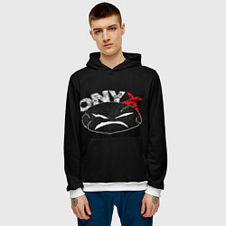Толстовка-худи мужская Onyx, цвет: 3D-белый — фото 2