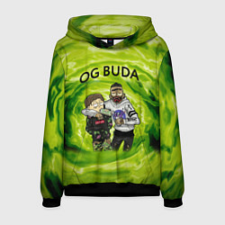 Толстовка-худи мужская Репер - OG Buda, цвет: 3D-черный