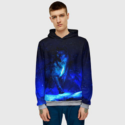 Толстовка-худи мужская Dark Wolf, цвет: 3D-меланж — фото 2