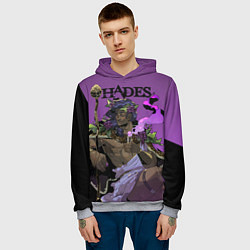 Толстовка-худи мужская Hades - Дионис, цвет: 3D-меланж — фото 2