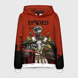 Толстовка-худи мужская Hades - Арес, цвет: 3D-белый