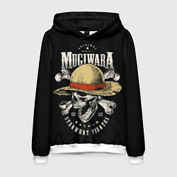 Толстовка-худи мужская MUGIWARA ONE PIECE, цвет: 3D-белый