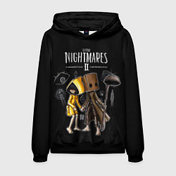 Толстовка-худи мужская LITTLE NIGHTMARES 2, цвет: 3D-черный