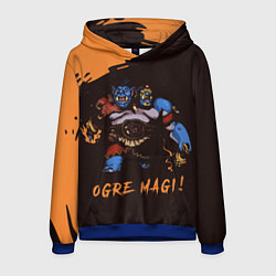 Толстовка-худи мужская Огр Dota 2, цвет: 3D-синий