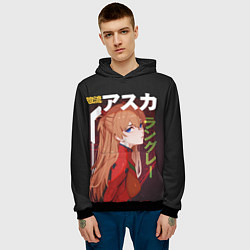 Толстовка-худи мужская Asuka, цвет: 3D-черный — фото 2