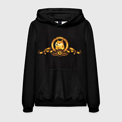Толстовка-худи мужская DOGE COIN ДОГИ МЕМ, цвет: 3D-черный