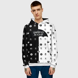 Толстовка-худи мужская Umbrella Academy, цвет: 3D-белый — фото 2