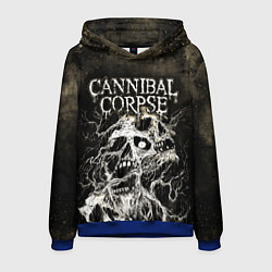 Толстовка-худи мужская Cannibal Corpse, цвет: 3D-синий