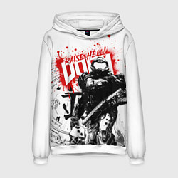 Толстовка-худи мужская DOOM Eternal, цвет: 3D-белый