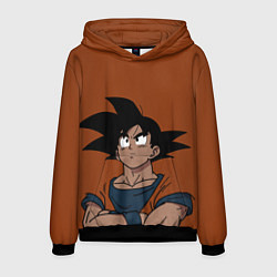 Толстовка-худи мужская DRAGON BALL ДРАГОН БОЛЛ, цвет: 3D-черный