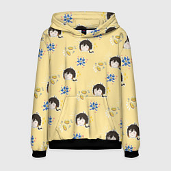 Толстовка-худи мужская Чиби Чжун Ли, цвет: 3D-черный