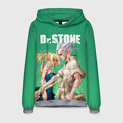 Толстовка-худи мужская Dr Stone, цвет: 3D-меланж