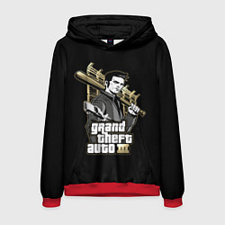 Толстовка-худи мужская Клод GTA 3, цвет: 3D-красный