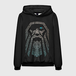 Толстовка-худи мужская ВсеотецОдин, цвет: 3D-черный