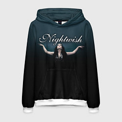 Толстовка-худи мужская Nightwish with Tarja, цвет: 3D-белый