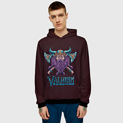 Толстовка-худи мужская Valheim Viking, цвет: 3D-черный — фото 2