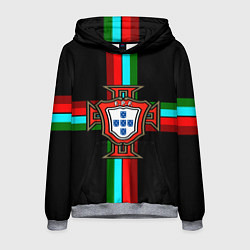 Толстовка-худи мужская Сборная Португалии, цвет: 3D-меланж