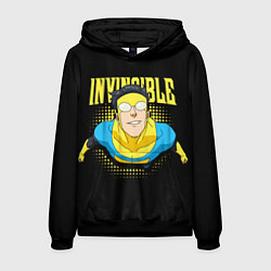 Толстовка-худи мужская Invincible, цвет: 3D-черный