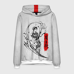 Толстовка-худи мужская Kiseijuu, цвет: 3D-белый