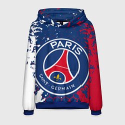 Толстовка-худи мужская ФК ПСЖ FC PSG PARIS SG, цвет: 3D-синий