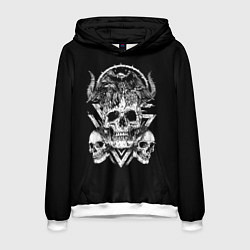 Мужская толстовка Черепа и Вороны Skulls Raven
