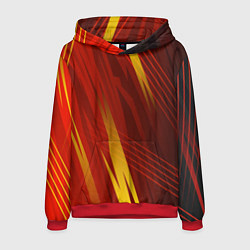 Толстовка-худи мужская Red sport style, цвет: 3D-красный