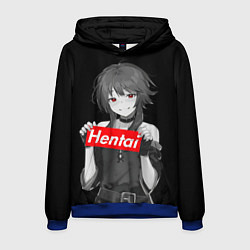 Толстовка-худи мужская Megumin Hentai, цвет: 3D-синий