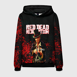 Толстовка-худи мужская Red Dead Redemption Bandit, цвет: 3D-черный