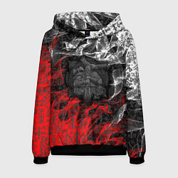 Толстовка-худи мужская Викинги, цвет: 3D-черный