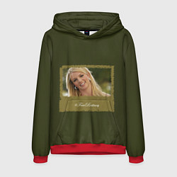 Толстовка-худи мужская Free Britney, цвет: 3D-красный