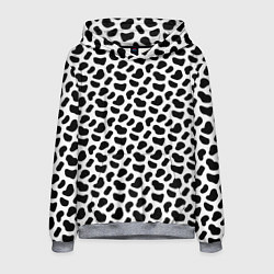 Толстовка-худи мужская Текстура далматина, цвет: 3D-меланж