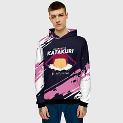 Толстовка-худи мужская Шарлотта Катакури One Piece, цвет: 3D-черный — фото 2