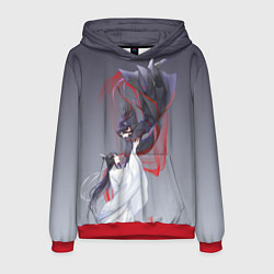 Толстовка-худи мужская Магистр дъявольского культа, цвет: 3D-красный