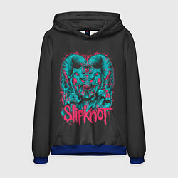 Толстовка-худи мужская Slipknot Monster, цвет: 3D-синий