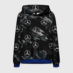 Толстовка-худи мужская MERCEDES, цвет: 3D-синий