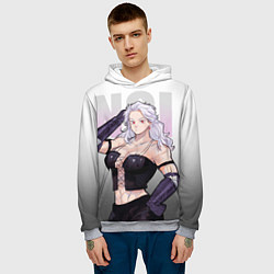 Толстовка-худи мужская Noi, цвет: 3D-меланж — фото 2