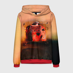Толстовка-худи мужская Агата Кристи OPIUM, цвет: 3D-красный
