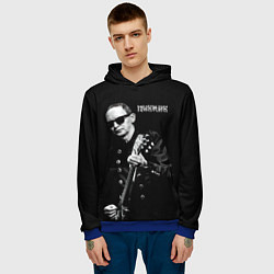 Толстовка-худи мужская Пикник Эдмунд Шклярский, цвет: 3D-синий — фото 2