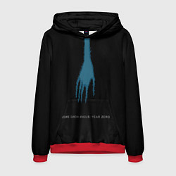 Толстовка-худи мужская Hand of NIN, цвет: 3D-красный