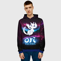 Толстовка-худи мужская Ori and the Will of the Wisps, цвет: 3D-синий — фото 2