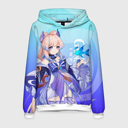 Толстовка-худи мужская Genshin Impact, Кокоми, цвет: 3D-белый