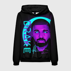 Толстовка-худи мужская Drake, цвет: 3D-черный