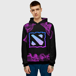 Толстовка-худи мужская Дота - Dota 2, цвет: 3D-черный — фото 2