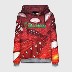 Толстовка-худи мужская Terraria Wall of Flesh, цвет: 3D-меланж