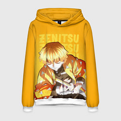 Толстовка-худи мужская Зеницу Агацума, цвет: 3D-белый