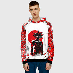 Толстовка-худи мужская Dragon ball, цвет: 3D-черный — фото 2