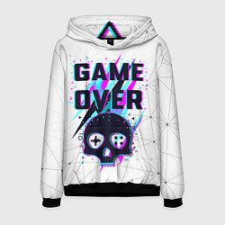 Толстовка-худи мужская Game OVER - NEON 3D, цвет: 3D-черный